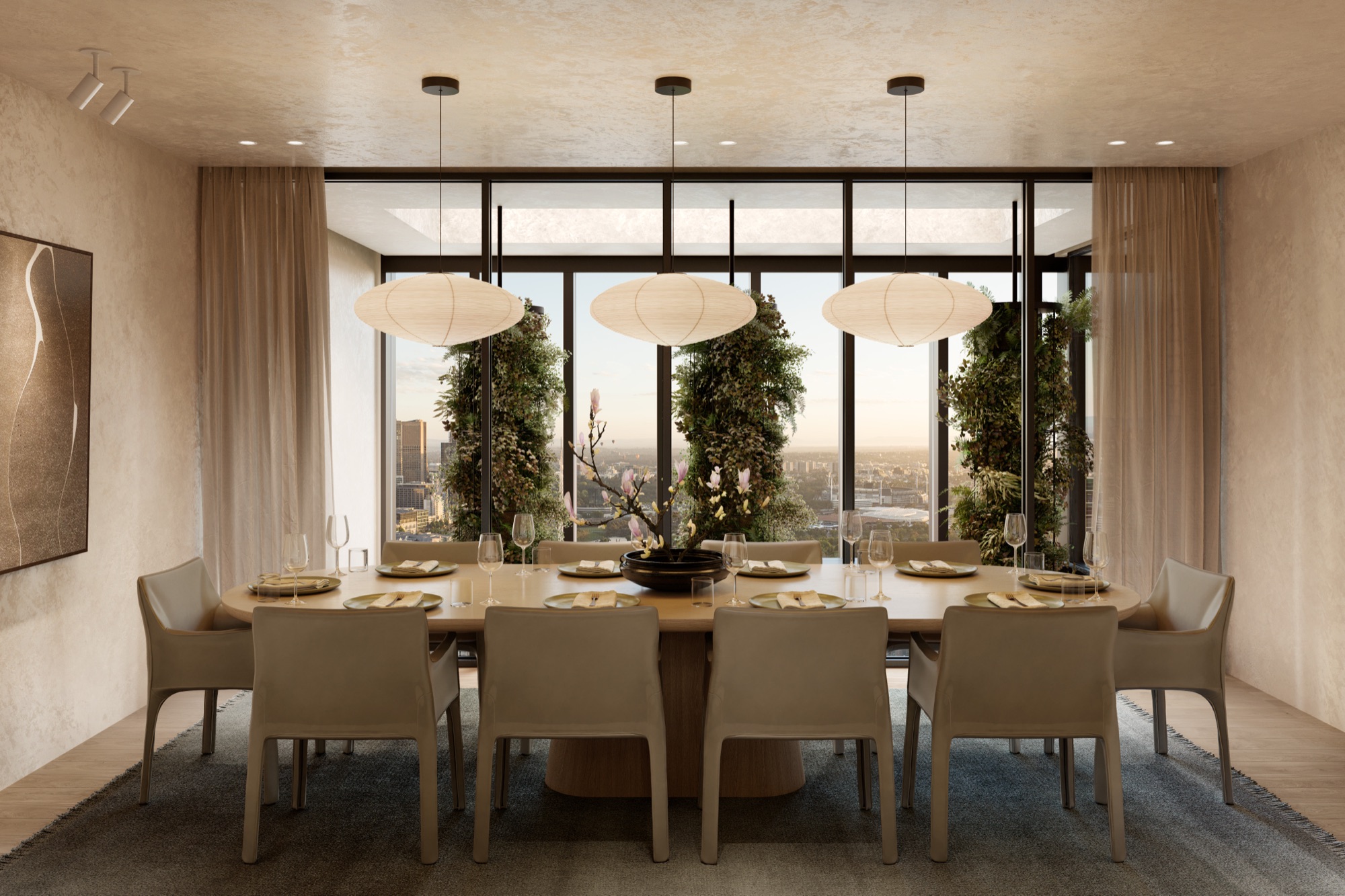 The Meridian Club dining room
