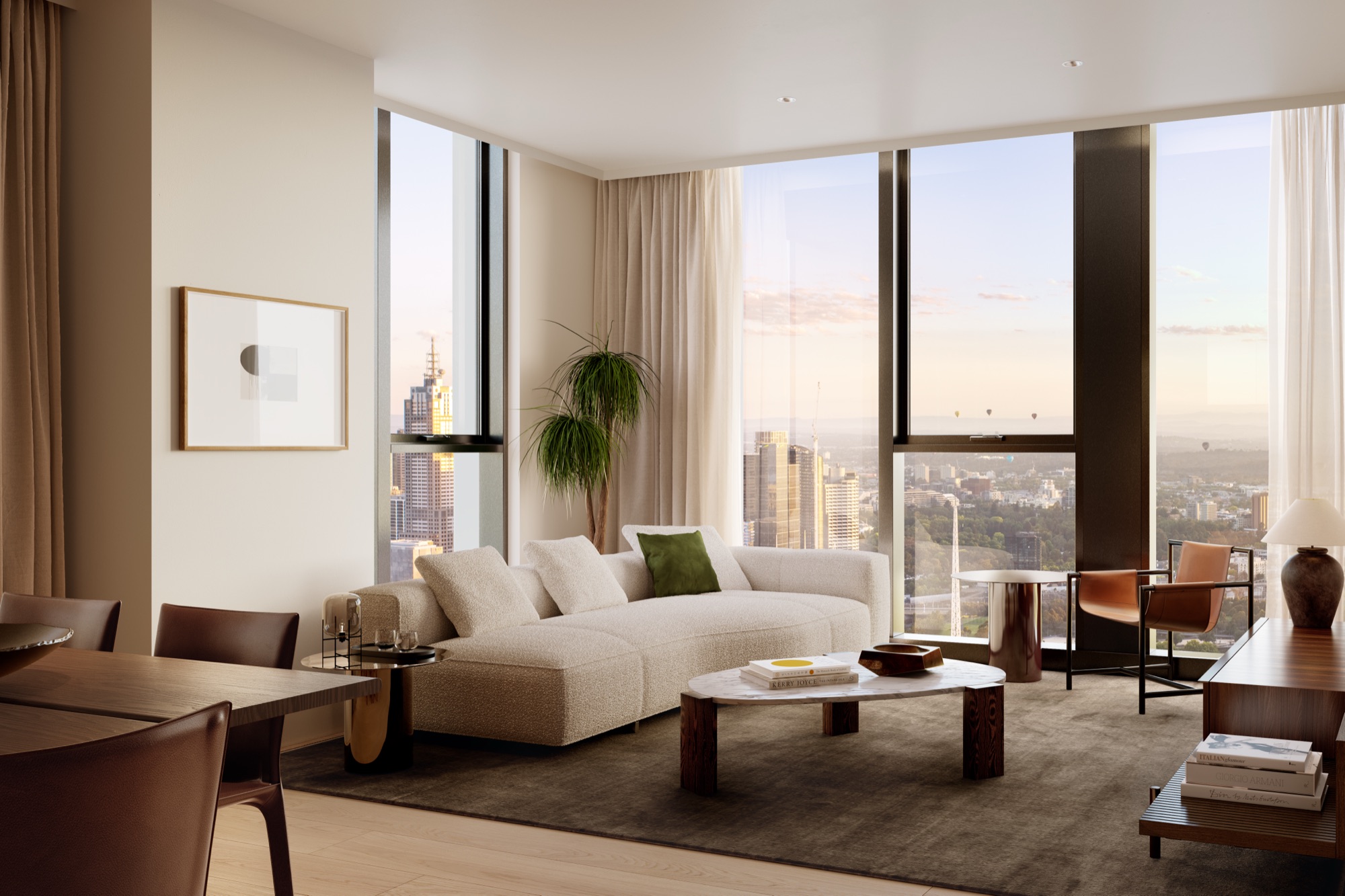 The Alta living room